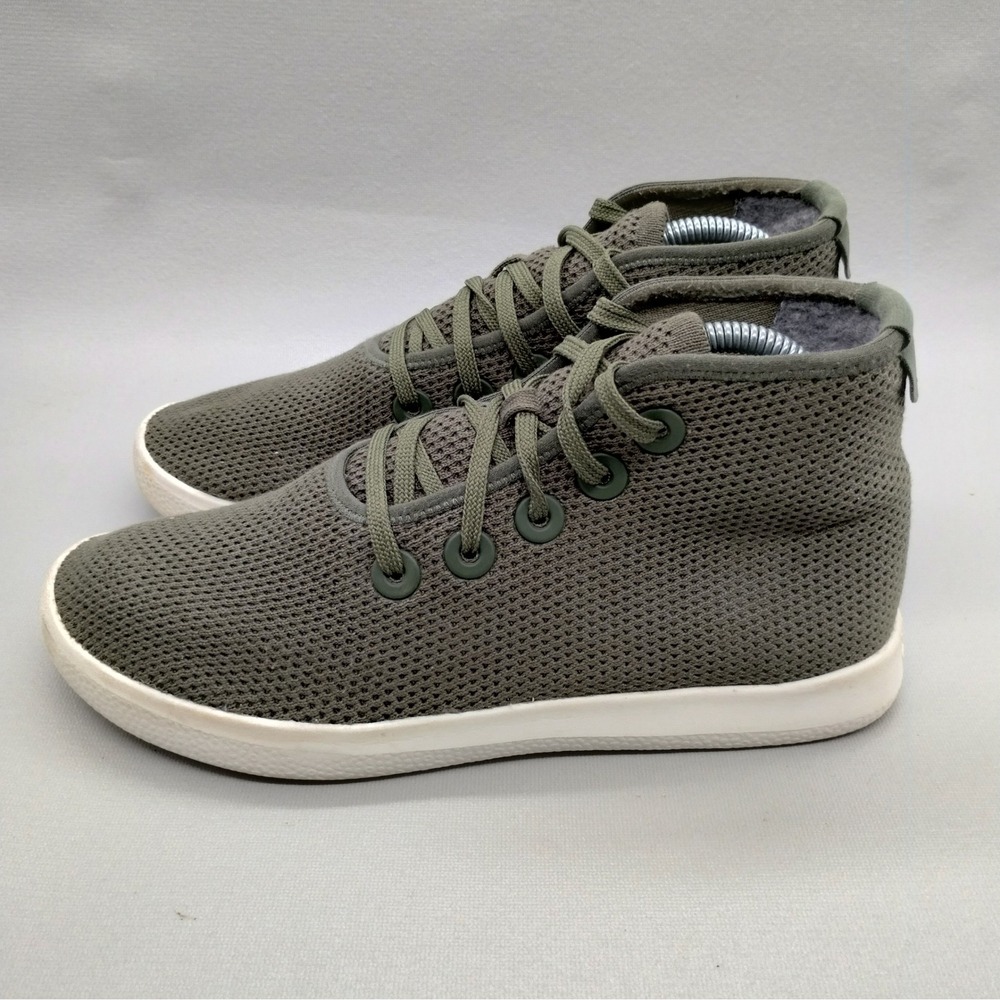 Allbirds Tree Toppers Breezy Women Olive Green High Top Sneakers Size 9 Casual